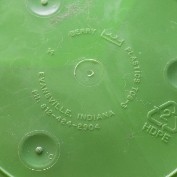 Vintage Shamrock Industries & Berrry Plastic Halloween Pumpkin Candy Pail Bucket - Picture 12 of 16